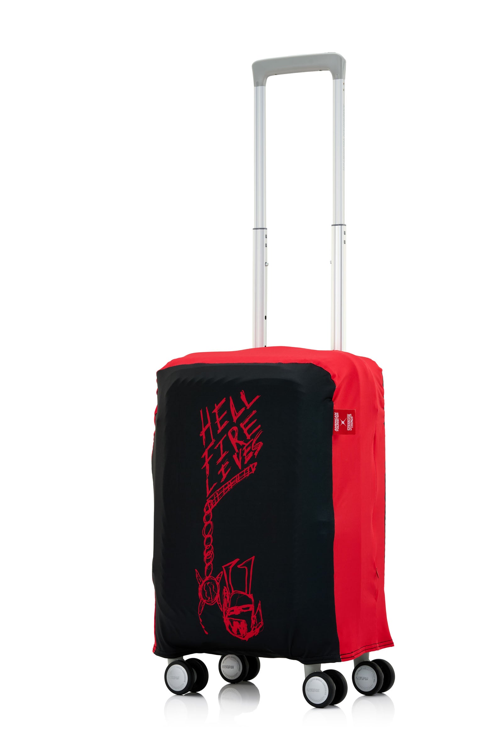 American Tourister Stranger Things Hellfire Club Luggage Cover