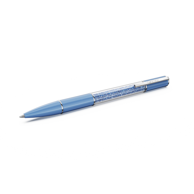 Swarovski Crystalline Ballpoint Pen Recreated™ Crystals Blue Blue Lacquered Chrome Plated