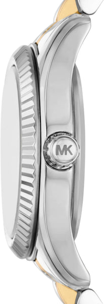 Michael Kors Petite Lexington Pavé Two-Tone Watch – Blue Salon display picture 1