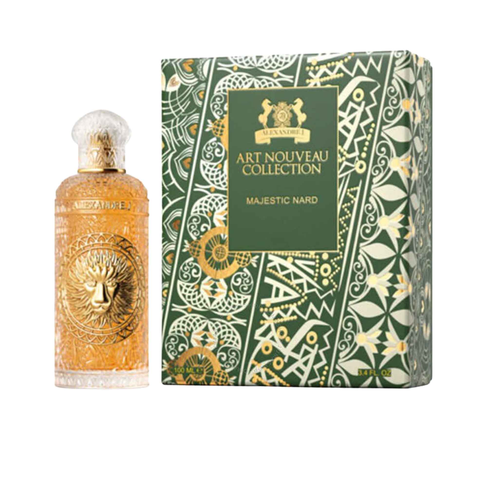 Alexander J Majestic Nard Gold Edition Eau de Parfum 100ml rich spicy woody nard oriental fragrance for men and women at Blue Salon Qatar Order Online Today
