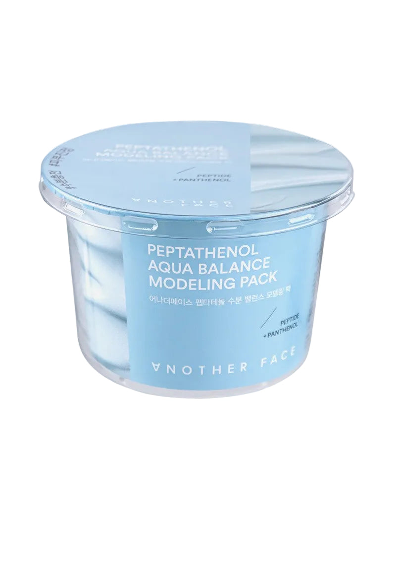 Another Face Peptathenol Aqua Balance Modeling Pack 28g hydrating peptide skincare treatment Available for Online Purchase at Blue Salon Qatar