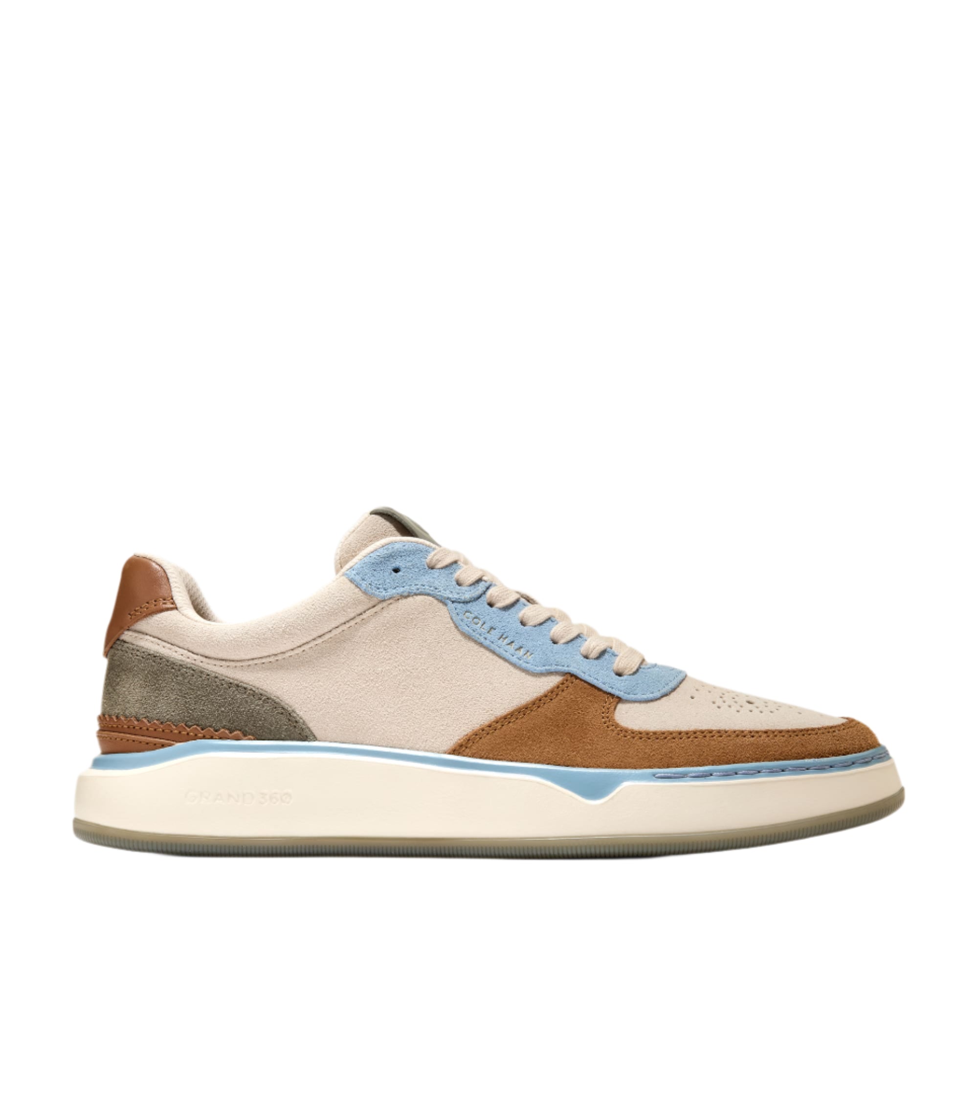 C39690:FADED DENIM SUEDE / LT SESAME / IVORY