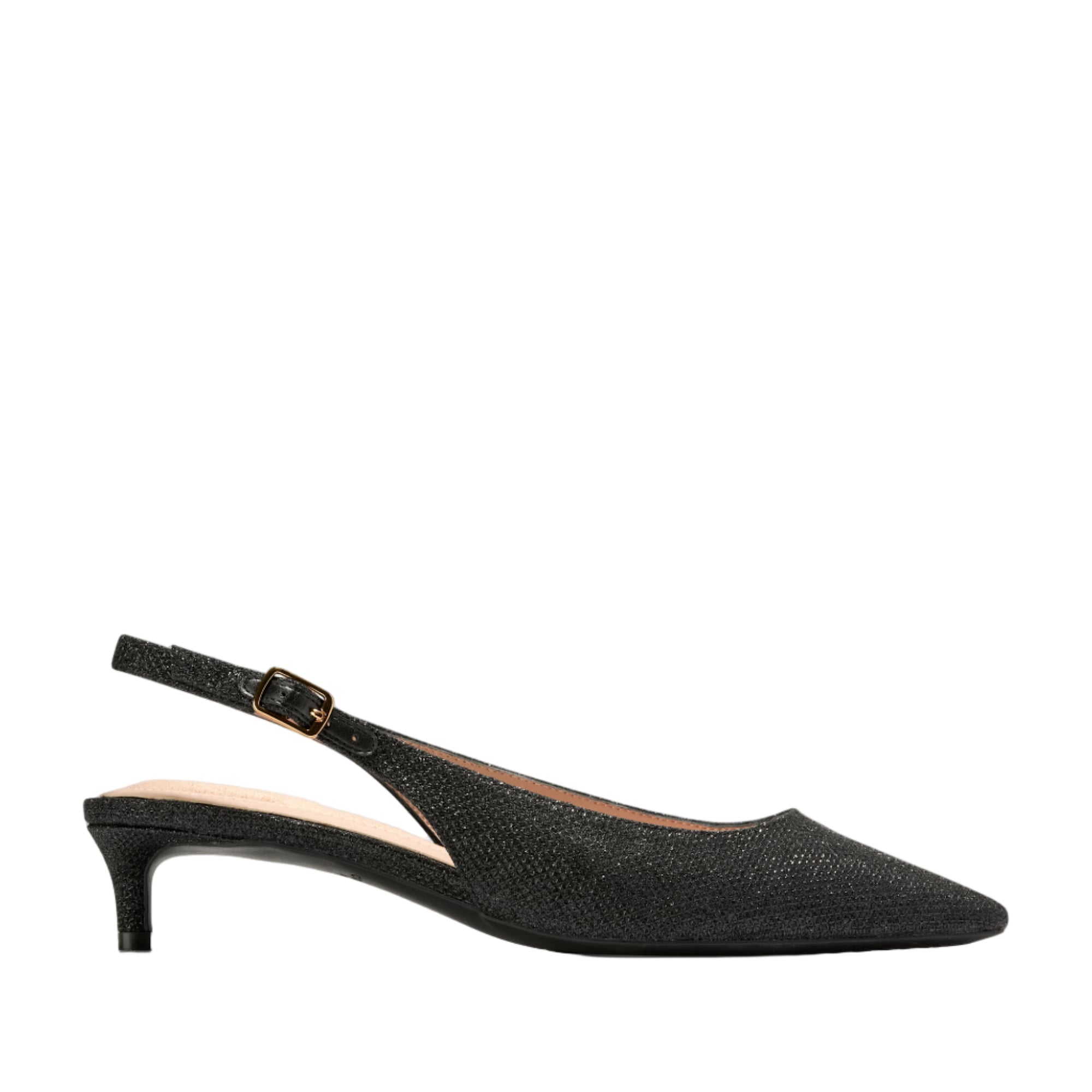 W35077:BLACK GLITTER MESH