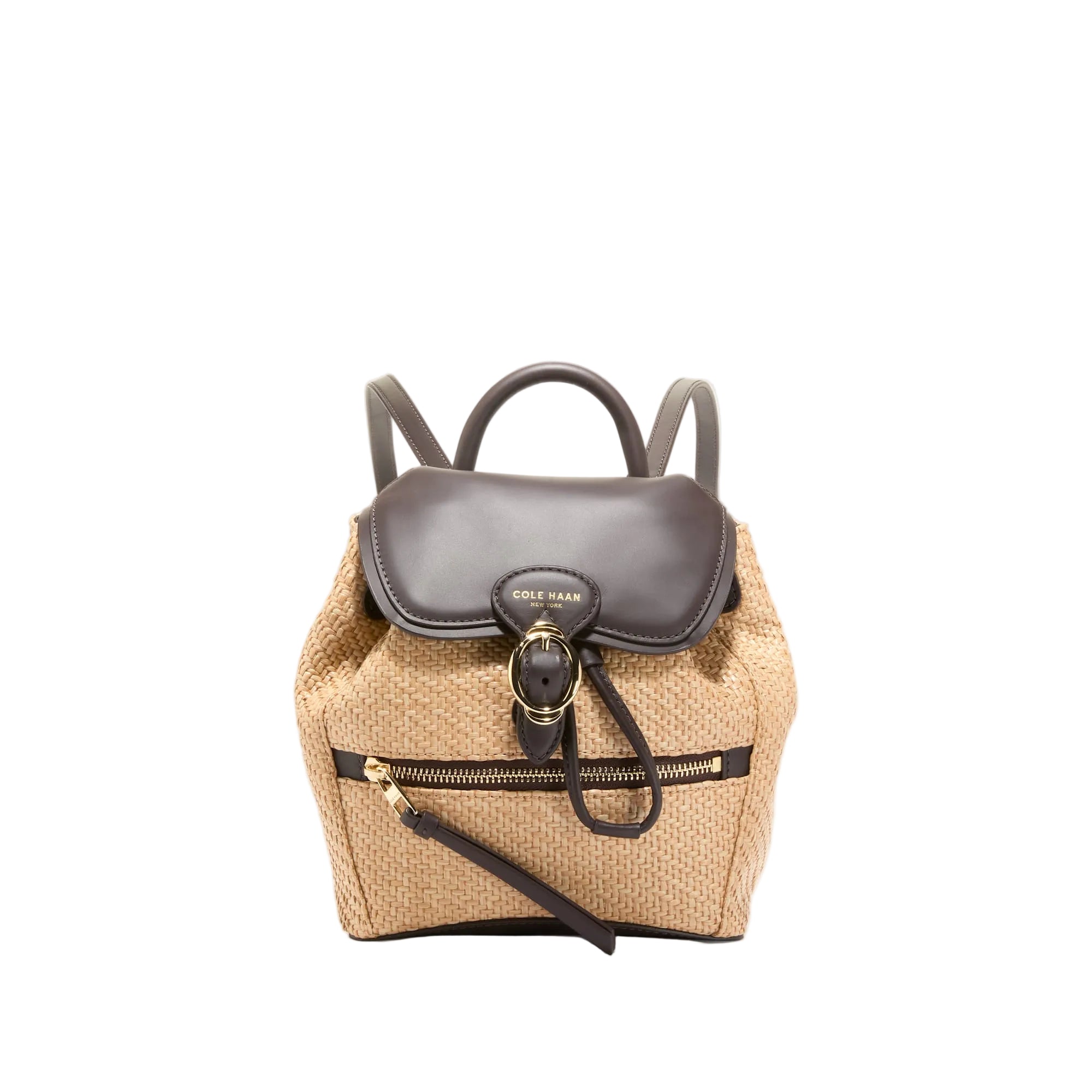 Cole Haan - Alexandria Flap Small Backpack - One Size - Blue Salon Qatar - Find Online Today