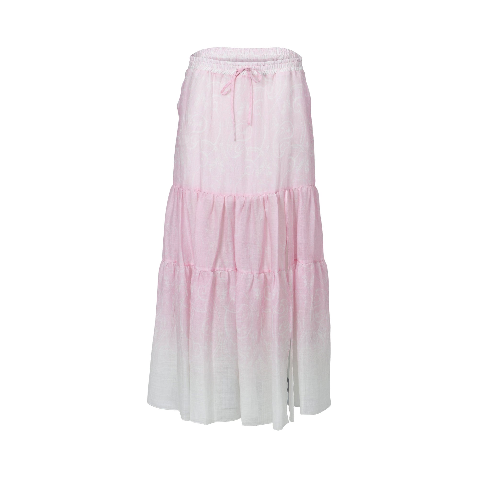 Ermanno Firenze Women's Light Pink Long Skirt