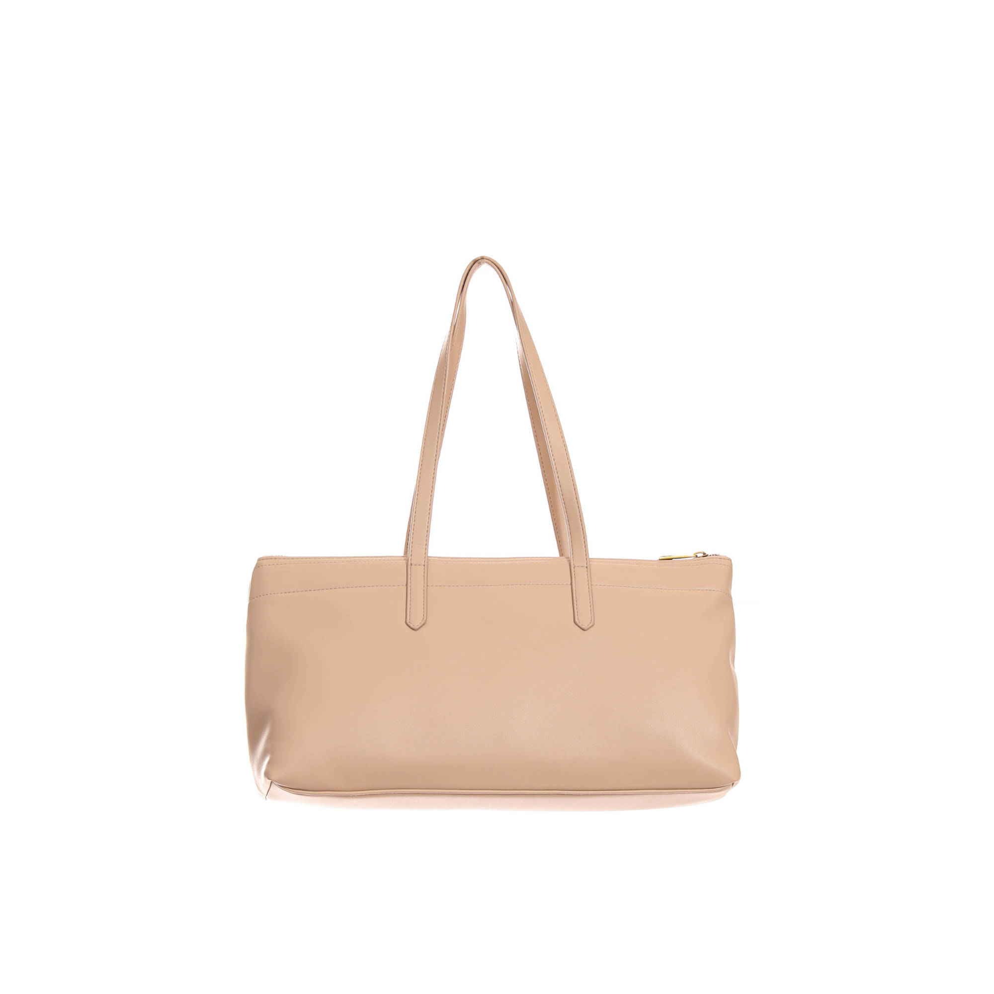 Just Cavalli women's black leather tote bag with zip closure and dual shoulder handles available at Blue Salon Qatar