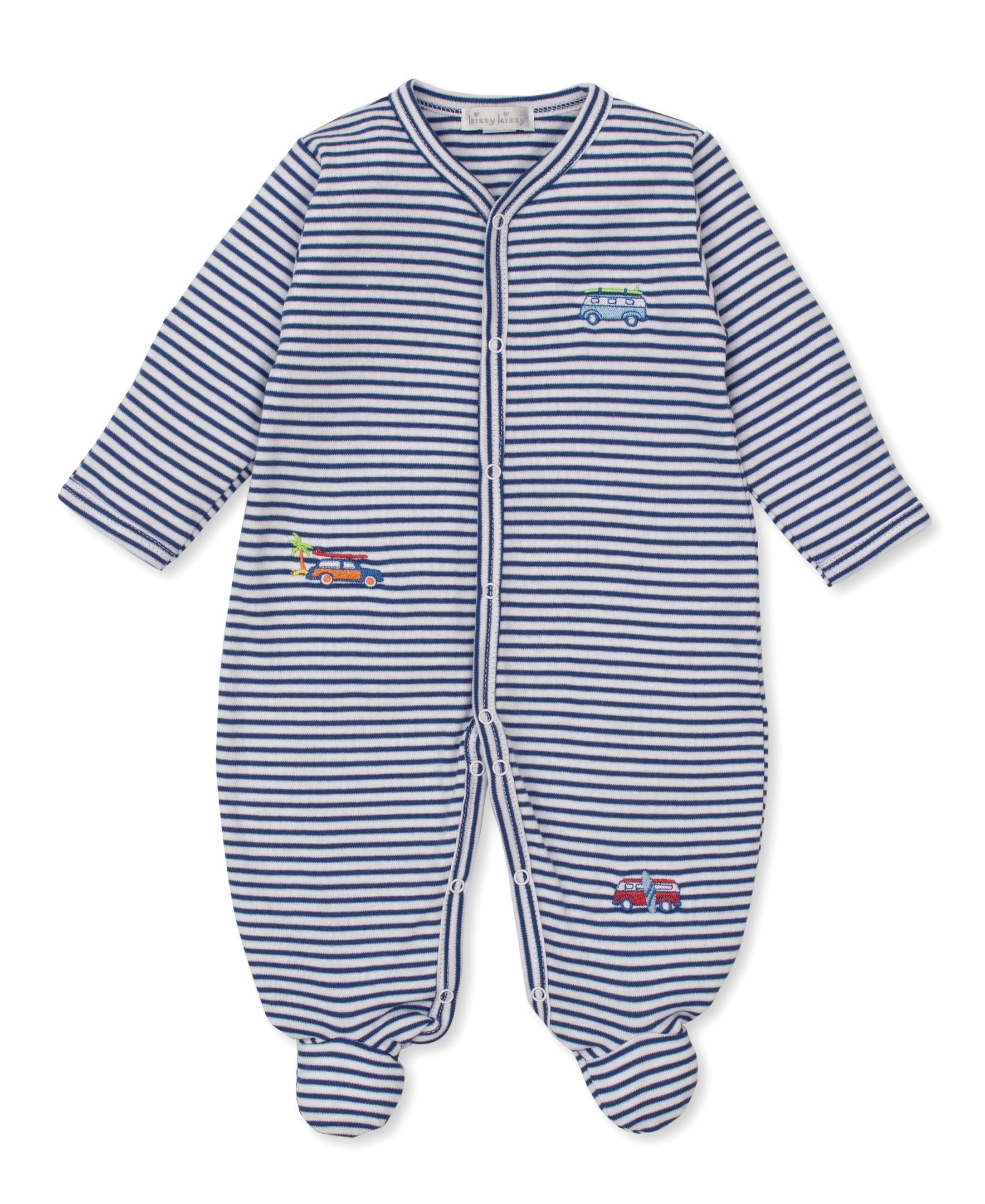 Kissy Kissy Kids New Born Boy's Blue Sleepsuit Set