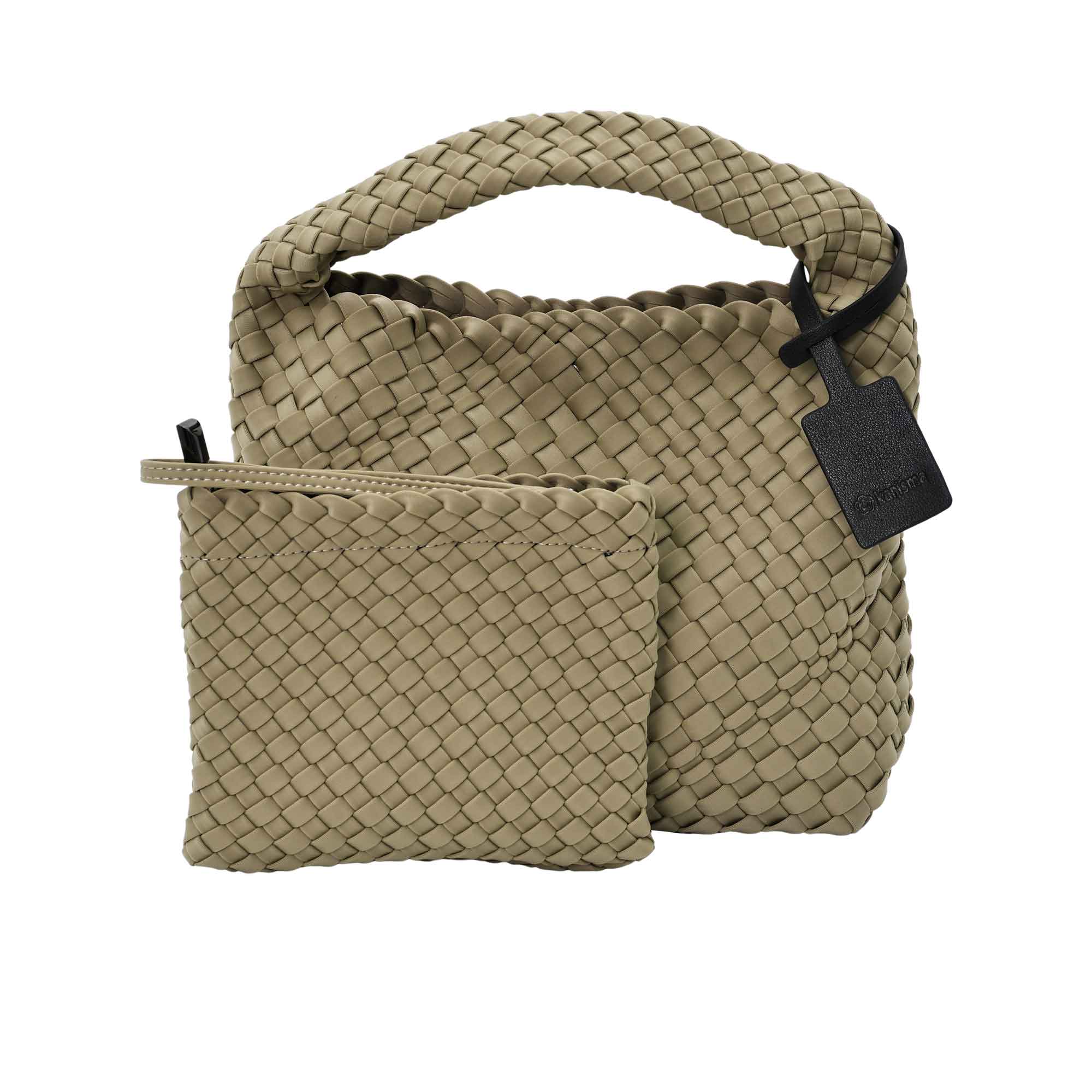 Elevate your daily ensemble with the effortless sophistication of the Karisma Woven Hobo Bag.