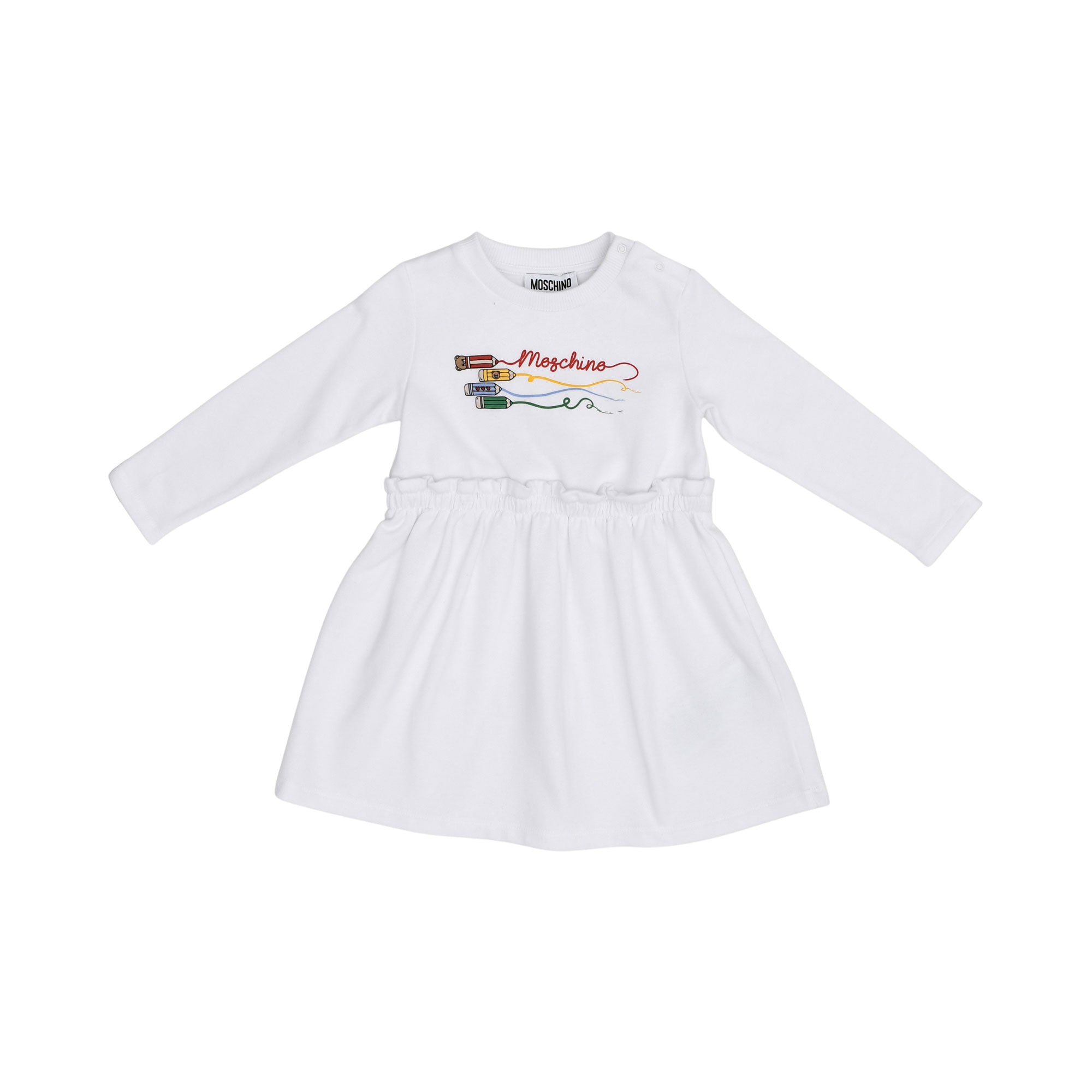 Moschino Kids Baby Girl's White Dress