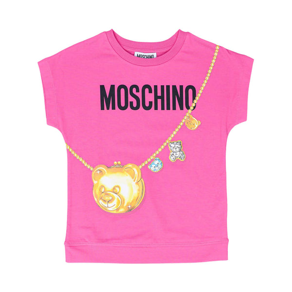 Moschino Kids Girl's Fuchsia T-Shirt – Blue Salon