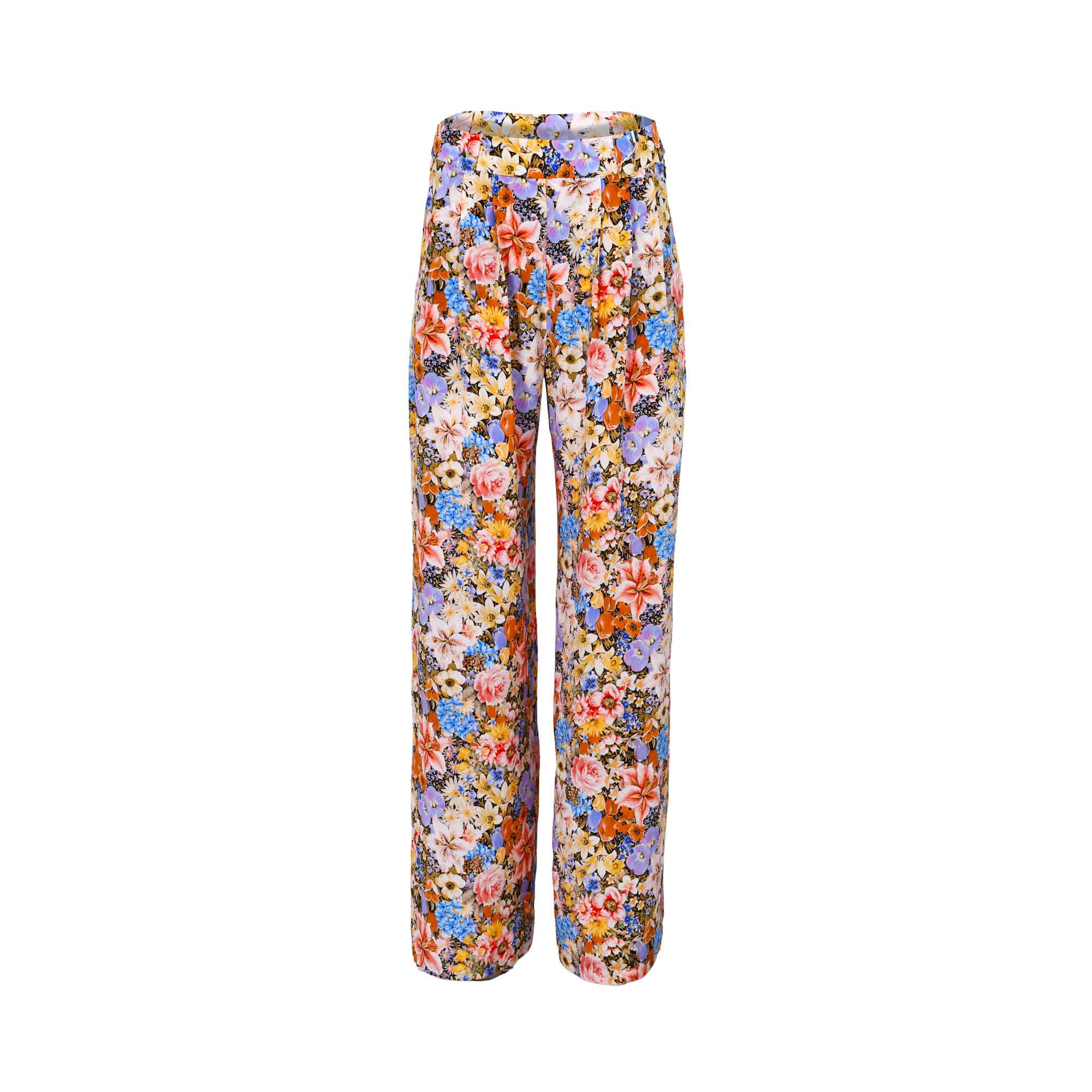 Momoni Women's LANZAROTE Multicolor Pant Crepe