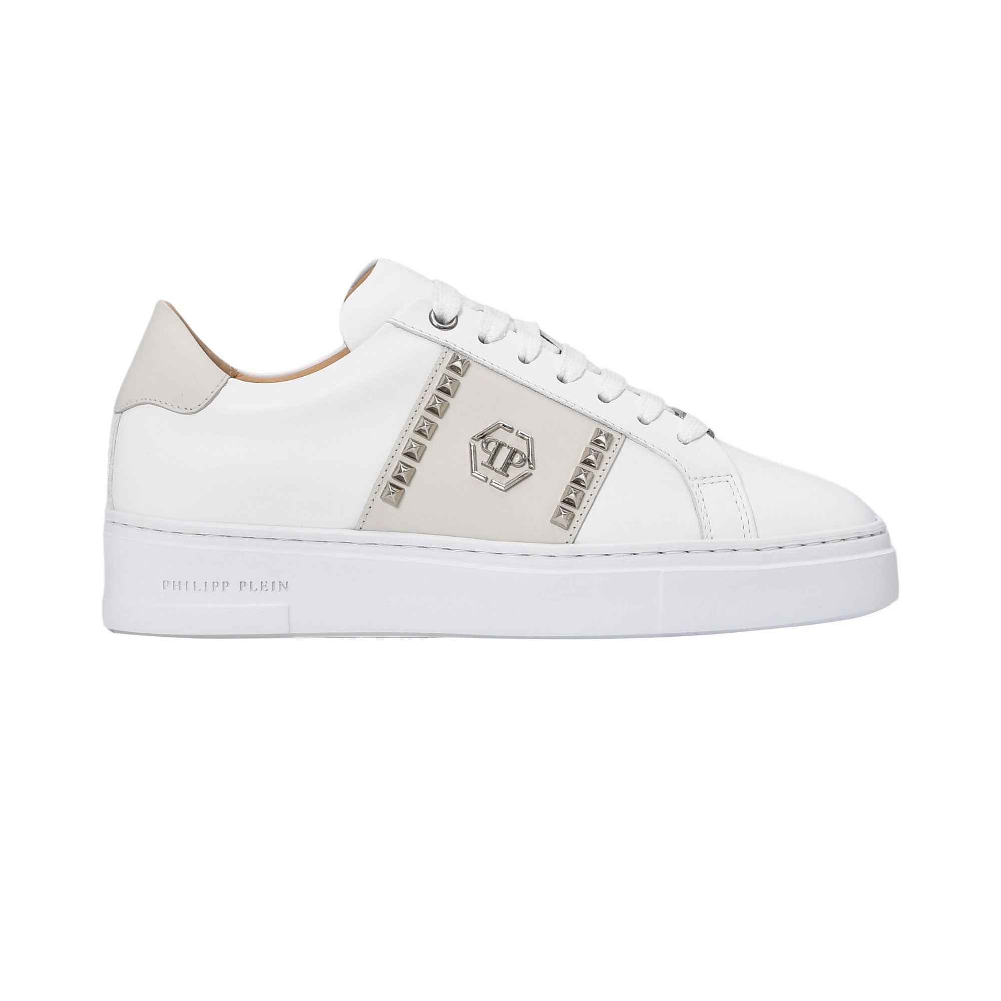Philipp Plein Women's White Low-Top Sneakers