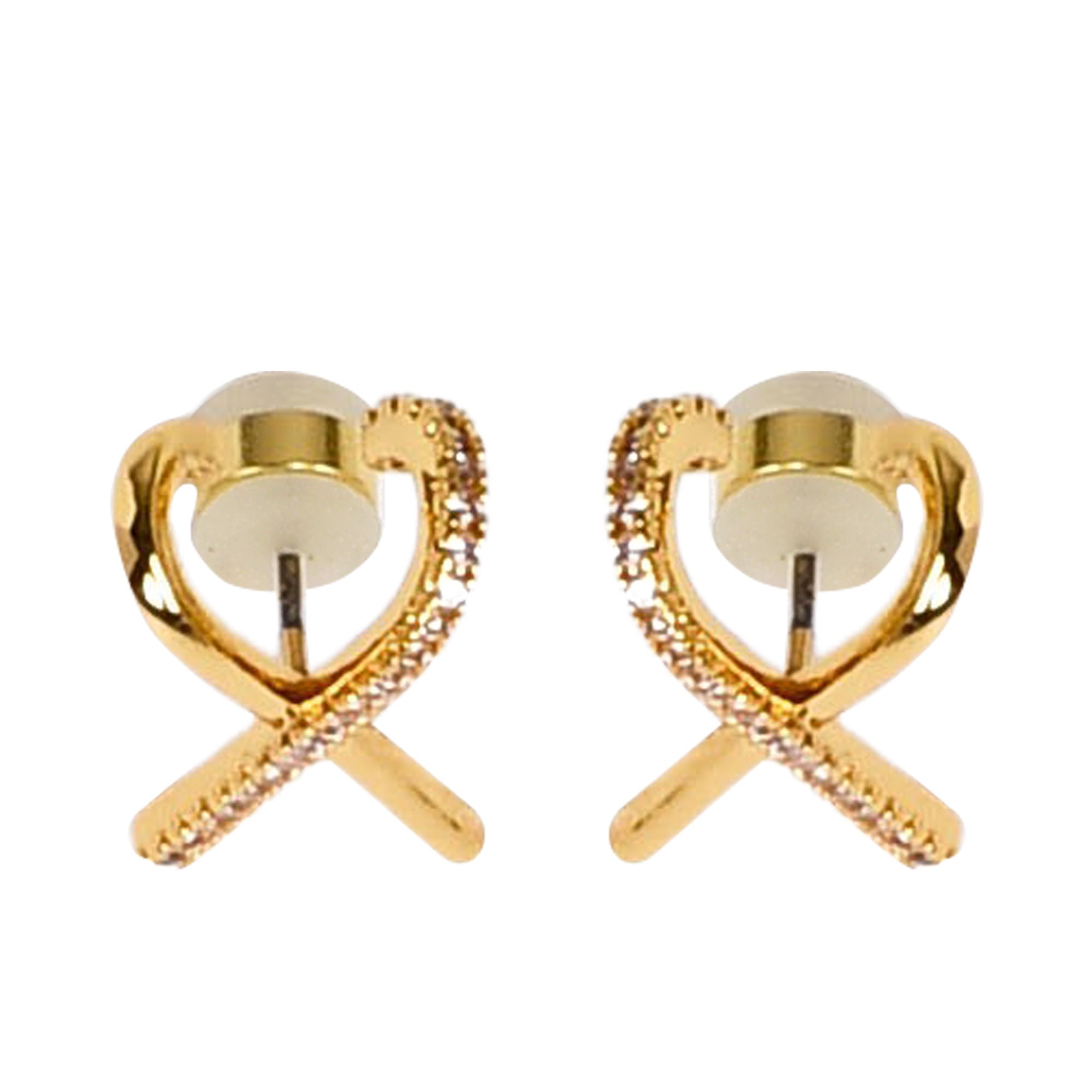 Shashi Gold Kriss Kross Earrings — Shop Now Online.