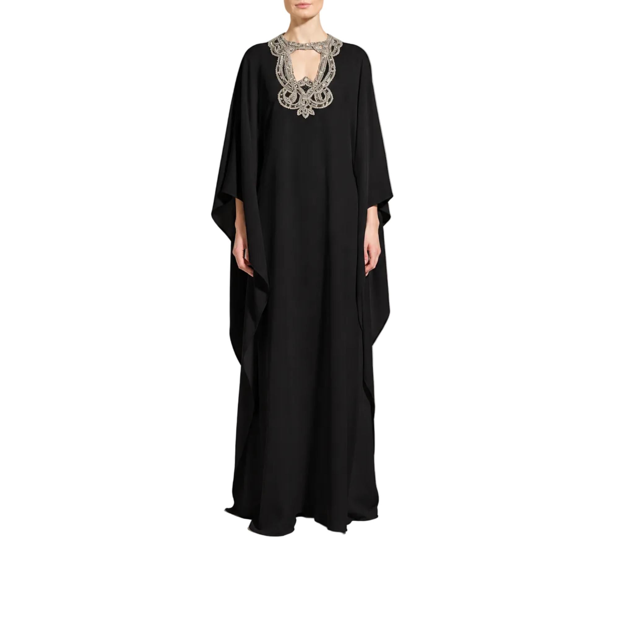 Zuhair Murad Women's Crystal-Embellished Kaftan Maxi Gown