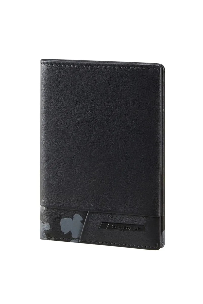 Samsonite PRO-DLX 6 SLG Men's Vertical Black Leather Wallet