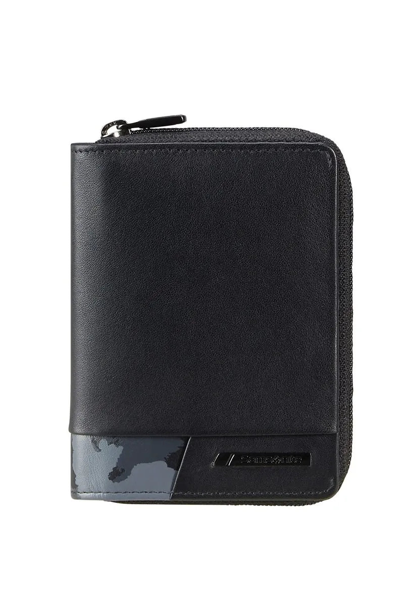 Samsonite PRO-DLX 6 SLG Men's Black Zip Around Wallet