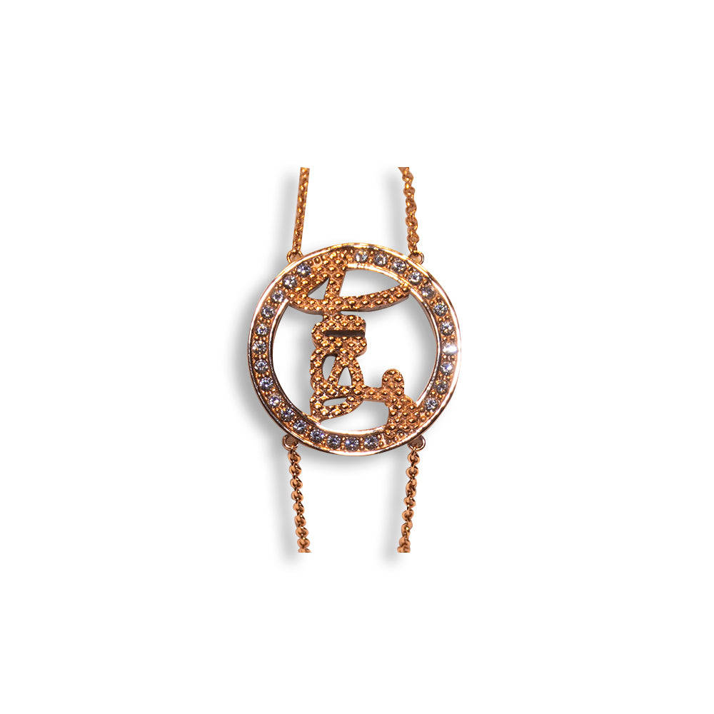 Just Cavalli Fashion Bracelet With Stone & Just Logo Design