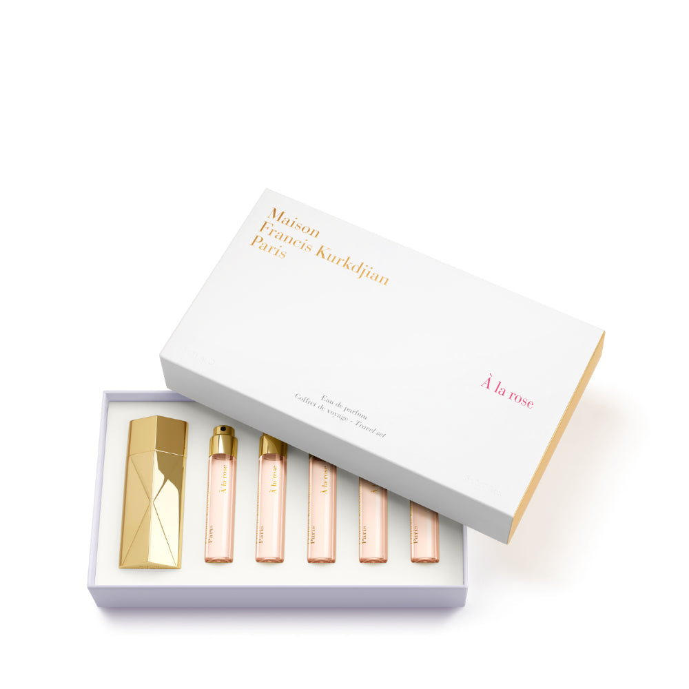 Maison Francis Kurkdjian À La Rose Eau de parfum مجموعة السفر - 5*11 مل