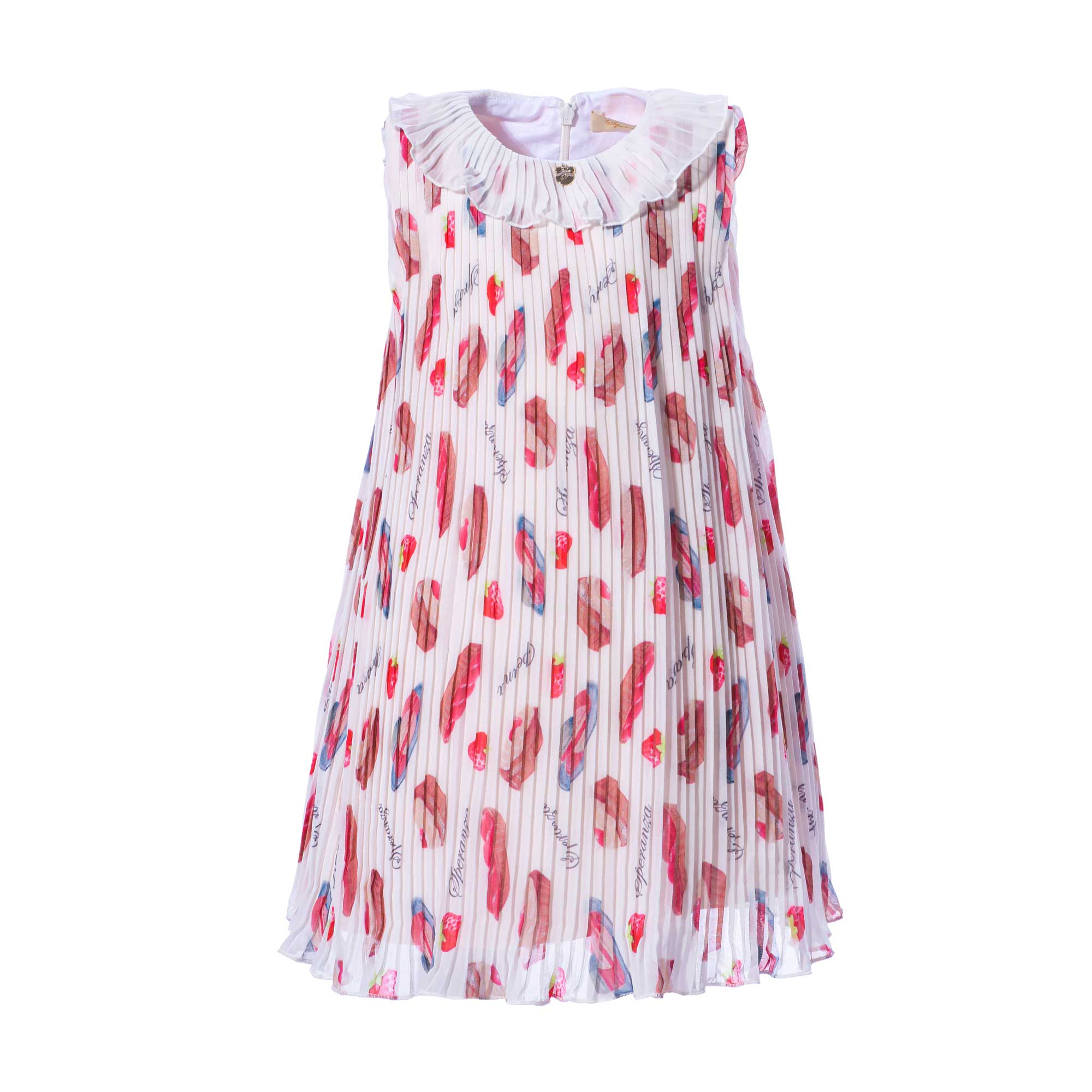 Piccola Speranza Kids Girl's Off-white Dress