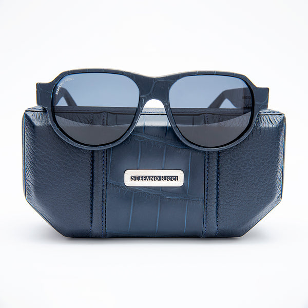 Stefano Ricci Sunglasses Navy Blue One Size – Blue Salon - Main Image