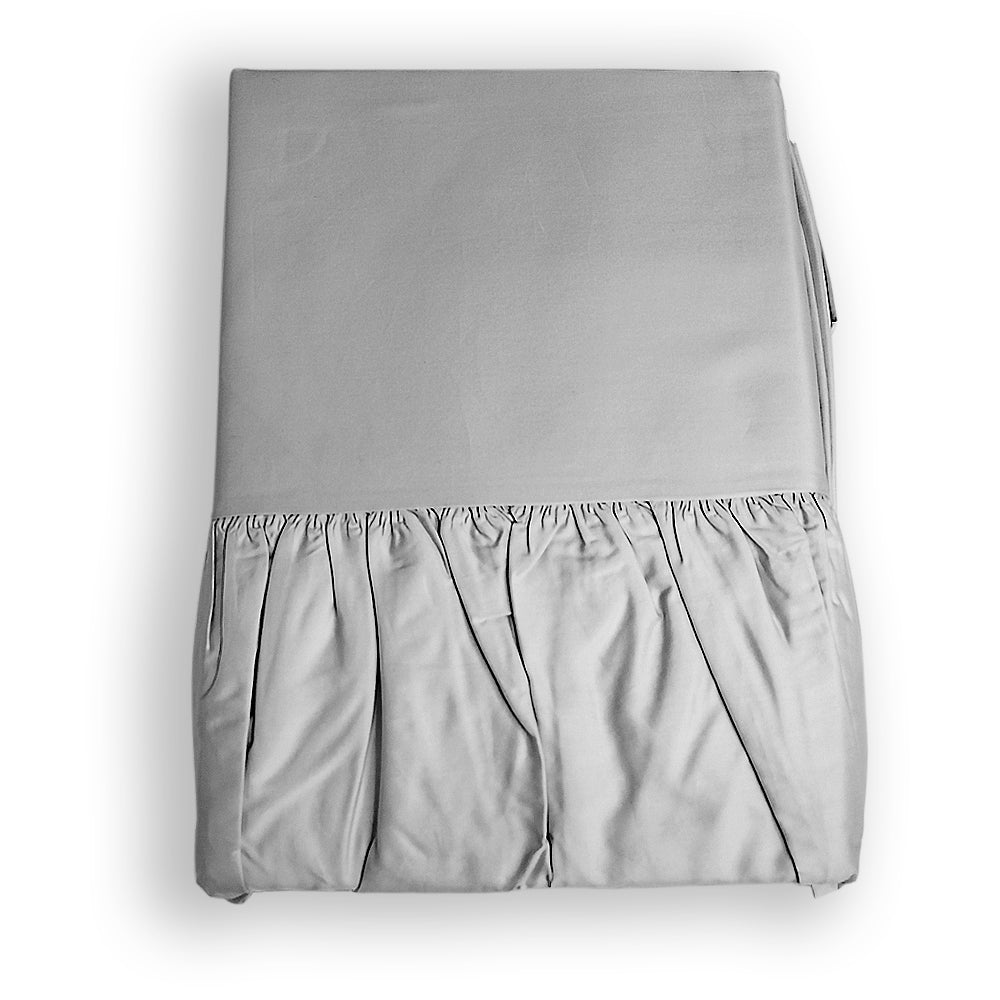 Valeron Plain Bedskirt 200X200 cm - Blue Salon