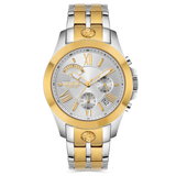 Versus Versace Chrono Lion Gents Silver Dial Two Tone Watch