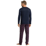 Hanro Men's Small Paisley Long Sleeve Luxury Pyjama