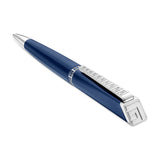 Guy Laroche Andrea Gents Stainless Steel Pen With Blue Enamel