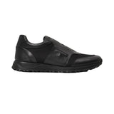 A Testoni Men's Black Sneaker