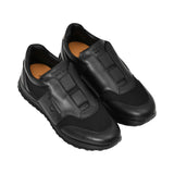A Testoni Men's Black Sneaker