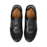 A Testoni Men's Black Sneaker