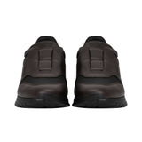 A Testoni Men's Black Sneaker