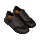 A Testoni Men's Black Sneaker