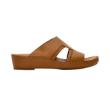 A Testoni Men's Leather Camel Sandal