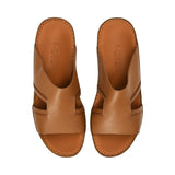 A Testoni Men's Leather Camel Sandal