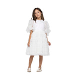 Piccola Speranza Kids Girl's Off-White Dress
