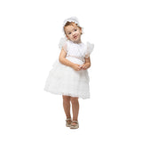 Piccola Speranza Kids Baby Girl's Off-White Dress
