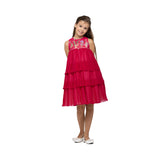 Piccola Speranza Kids Girl's Fuchsia Dress