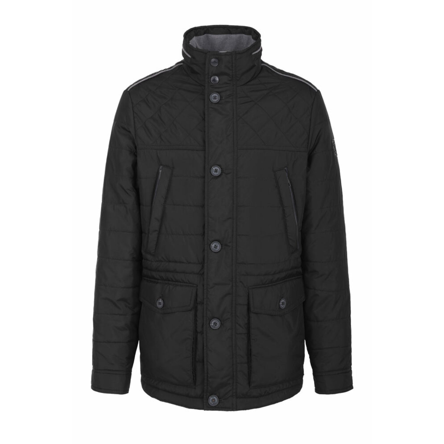 Bugatti Men's Regular Fit Black Jacket | All Clothing | Coats & Jackets | GCC | Men | Mens | Mens Fashion Bugatti Men's Regular Fit Black Jacket | All Clothing | Coats & Jackets | GCC | Men | Mens | Mens Fashion