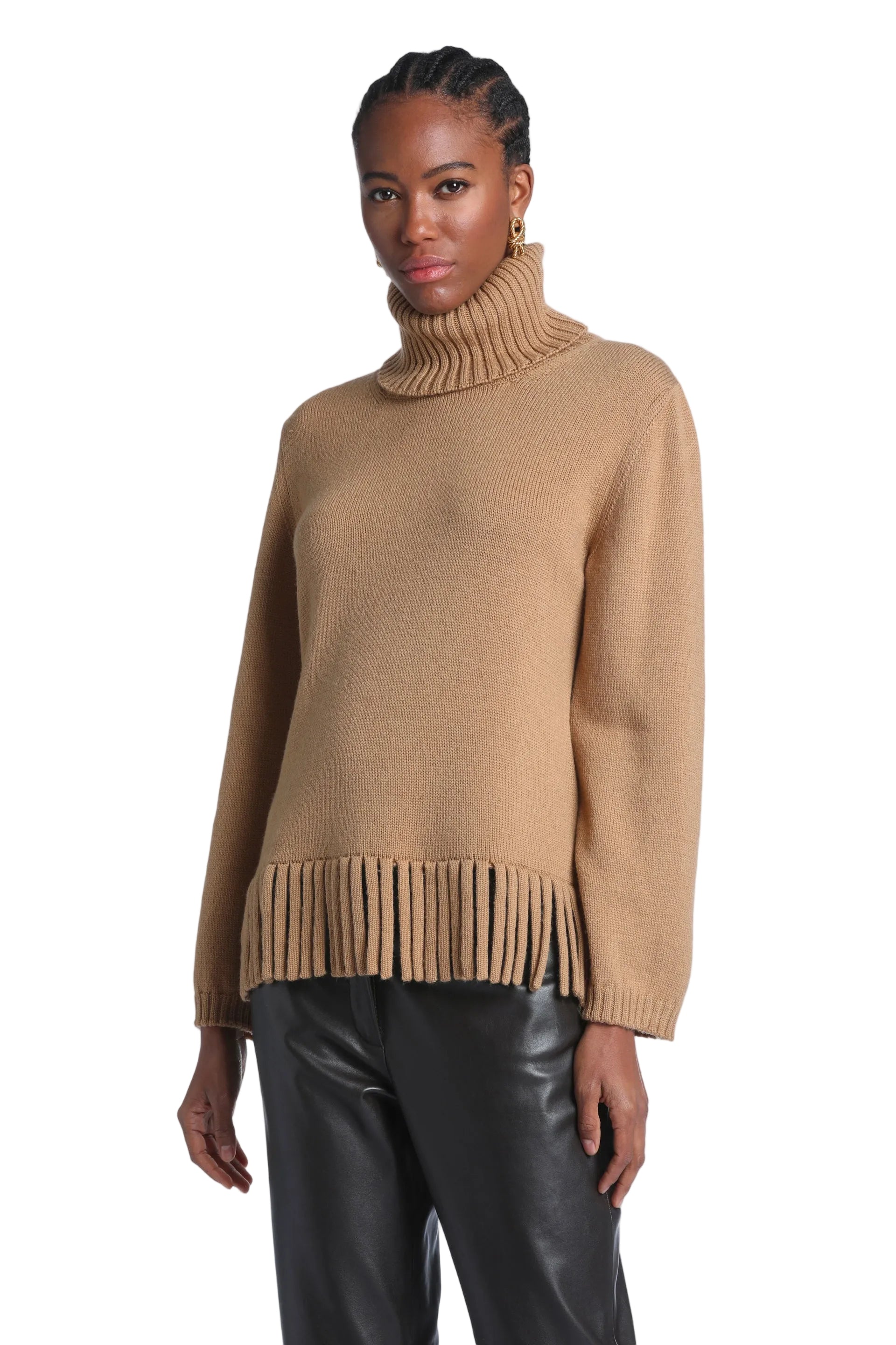 Luisa Spagnoli Matri Women's Turtleneck Knit Sweater