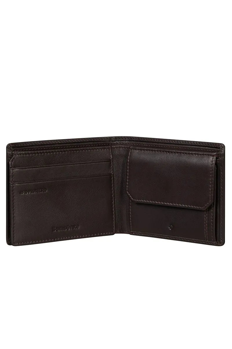 Samsonite Attack 2 SLG Men's Brown Leather Wallet