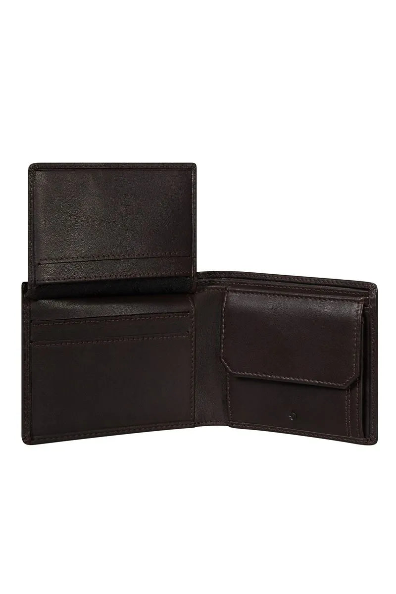 Samsonite Attack 2 SLG Men's Brown Leather Wallet