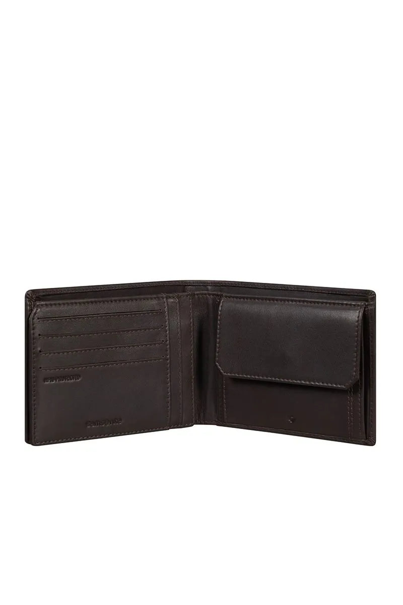 Samsonite Attack 2 SLG Men's Brown Leather Wallet