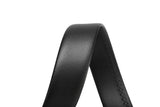 Samsonite AAMIR II Bizctr Black Leather Formal Belt with Metal Buckle