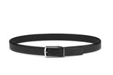 Samsonite AAMIR II Bizctr Black Leather Formal Belt with Metal Buckle