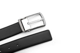 Samsonite AAMIR II Bizctr Black Leather Formal Belt with Metal Buckle