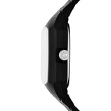 Diesel Cliffhanger 2.0 Gents Black Dial Black Silicone Strap Watch with bracelet Set