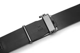 Samsonite AAMIR II Casual Matt Auto Flower Black Leather Belt