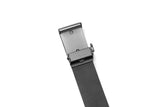 Samsonite AAMIR II Casual Matt Auto Flower Black Leather Belt