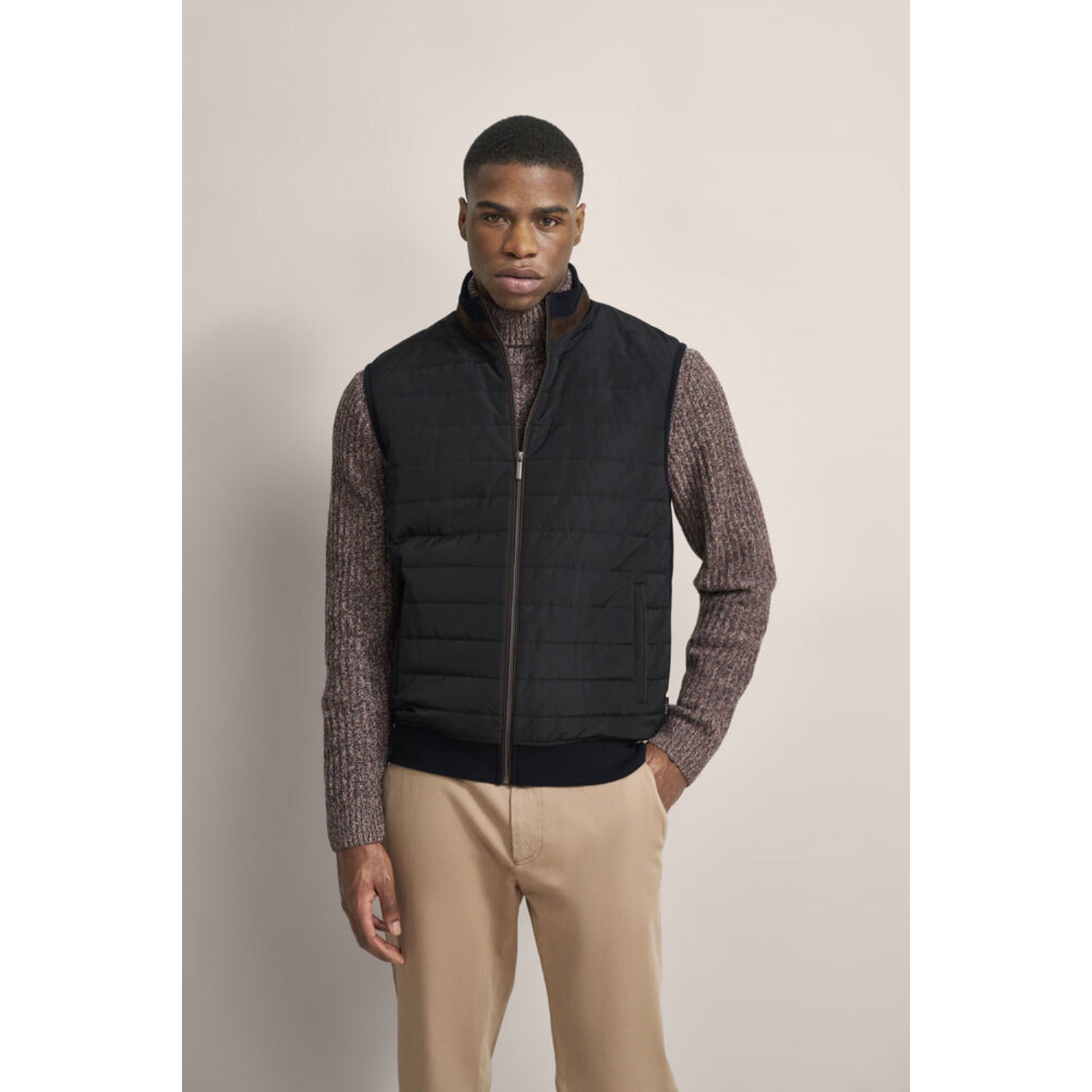 Bugatti Men's Jacket With a Modern Stand-up Collar | All Clothing | Coats & Jackets | GCC | Men | Mens | Mens Fashion Bugatti Men's Jacket With a Modern Stand-up Collar | All Clothing | Coats & Jackets | GCC | Men | Mens | Mens Fashion